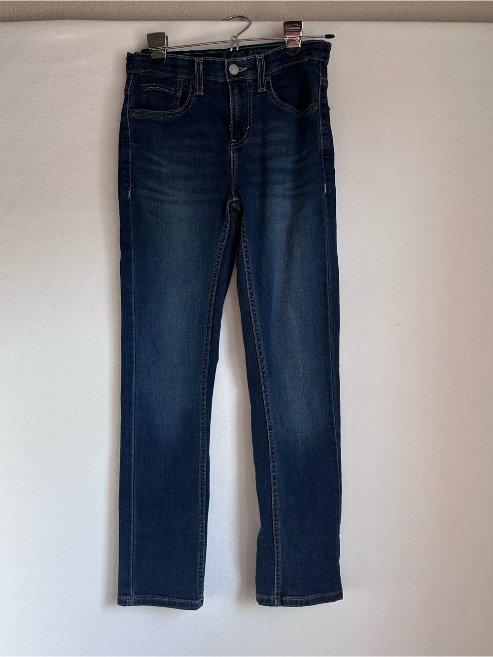 Levi’s 511 Boys Slim Fit Eco Perform Jeans Size 12 Reg 26x27 Stretch Adj Waist